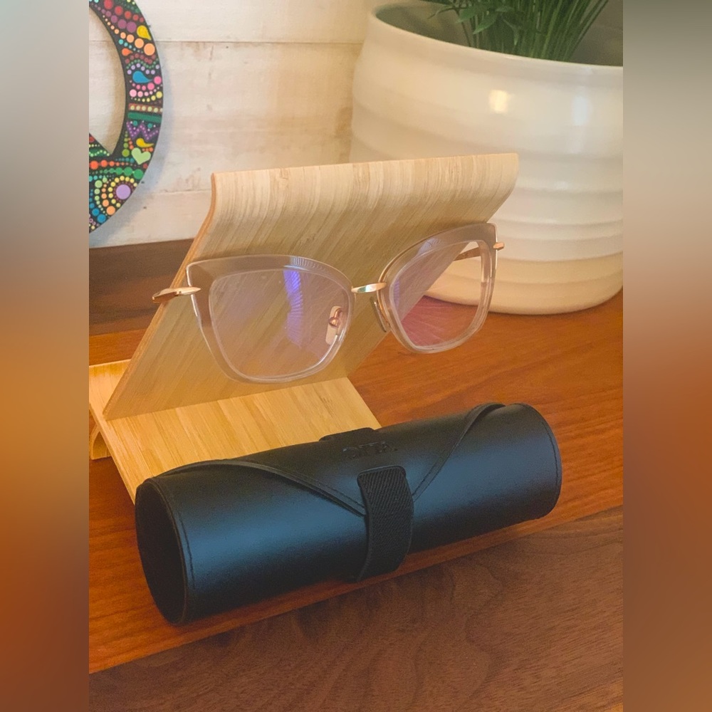 DITA EyeGlasses- CatEye 🐯- Resin & Metal- Almost NEW!- Black leather case 🔝